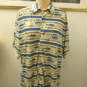 Gunnison Vintage Men's Fishing Shirt Short Sleeve
